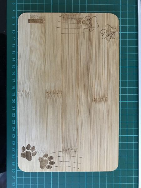 Gravure laser sur bambou